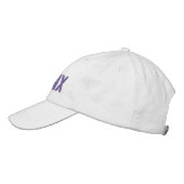 BRONX EMBROIDERDE BASEBALL-PET GEBORDUURDE PET (Links)