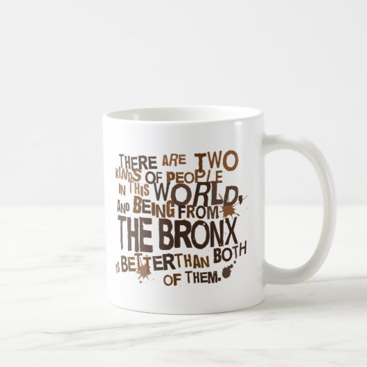 Bronx (Funny) Gift Koffiemok (Rechts)