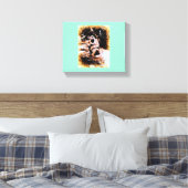 Bronx Gorilla Canvas Afdruk (Insitu (Slaapkamer))