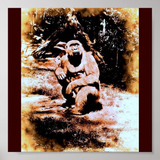 Bronx Gorilla Poster (Voorkant)