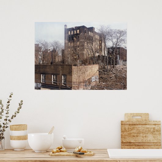 BRONX in NEW YORK CITY Poster (Keuken)