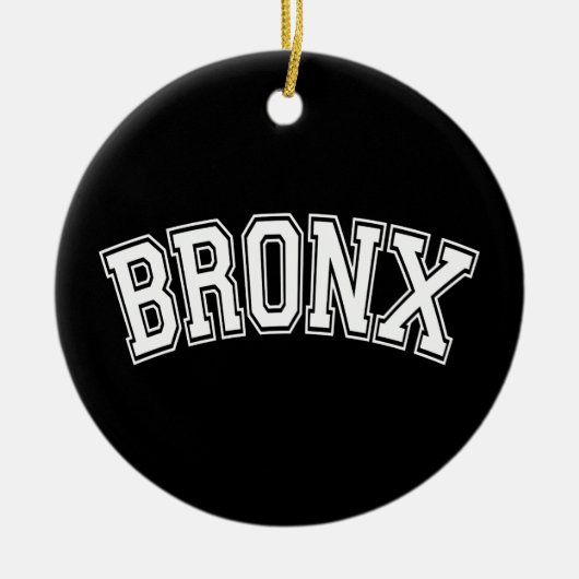 BRONX KERAMISCH ORNAMENT (Voorkant)