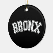 BRONX KERAMISCH ORNAMENT (Links)