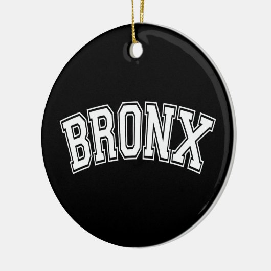 BRONX KERAMISCH ORNAMENT (Links)