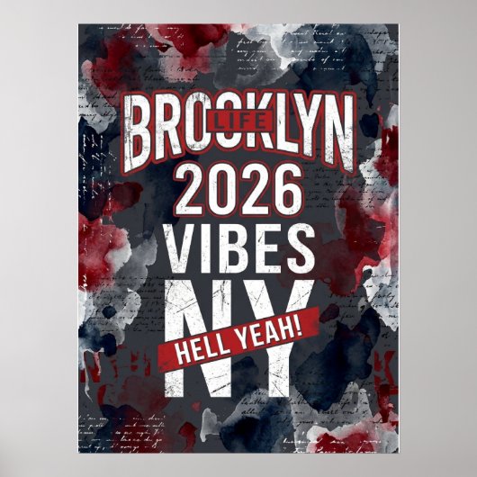 Bronx Life 2026 Vibes Poster (Voorkant)
