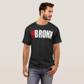 BRONX_LOGO_png wit&rood T-shirt (Voorkant volledig)