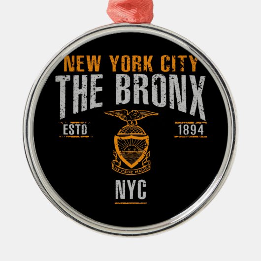 Bronx Metalen Ornament (Voorkant)