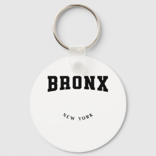 Bronx New York Black Sleutelhanger