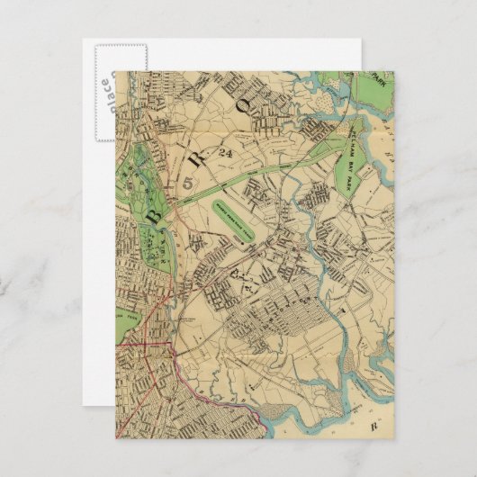 Bronx, New York Briefkaart (Voorkant / Achterkant)