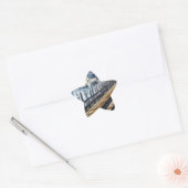 bronx new york city gebouwen rivier ster sticker (Envelop)