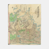 Bronx, New York Fleece Deken (Voorkant)