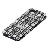 Bronx New York | Grunge Typografie Case-Mate iPhone Case (Onderkant)