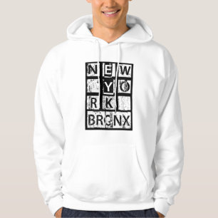 Bronx New York   Grunge Typografie Hoodie