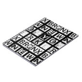 Bronx New York | Grunge Typografie Notitieboek (Linkerzijde)