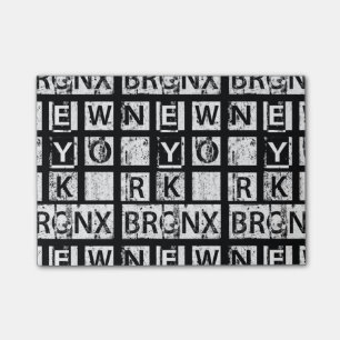 Bronx New York   Grunge Typografie Post-it® Notes