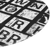 Bronx New York | Grunge Typografie Snijplank (Hoek)