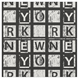 Bronx New York   Grunge Typografie Stof