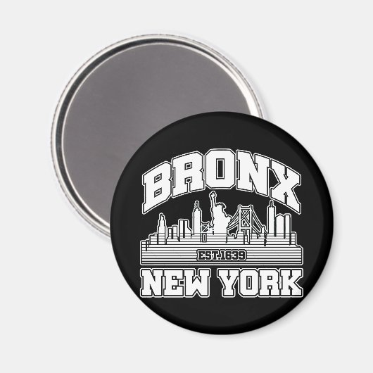 Bronx, New York Magneet (Voorkant / Achterkant)