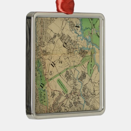 Bronx, New York Metalen Ornament (Rechts)