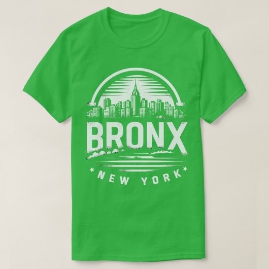 Bronx New York Retro T-shirt (Design voorkant)