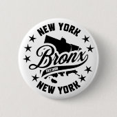 Bronx, New York Ronde Button 5,7 Cm (Voorkant)