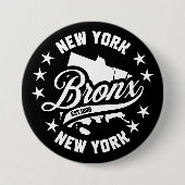 Bronx, New York Ronde Button 7,6 Cm (Voorkant)