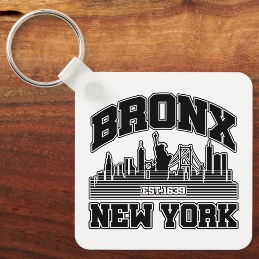 Bronx, New York Sleutelhanger (Voorkant)