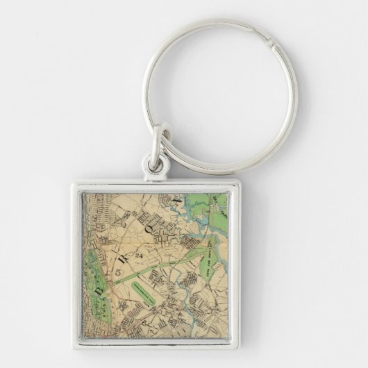 Bronx, New York Sleutelhanger (Voorkant)