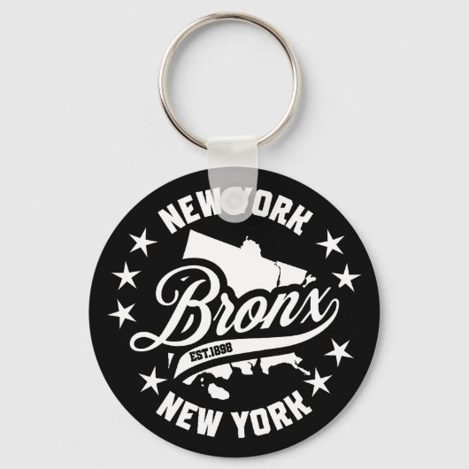 Bronx, New York Sleutelhanger (Voorkant)