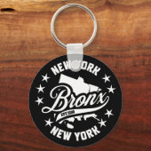 Bronx, New York Sleutelhanger (Achterkant)