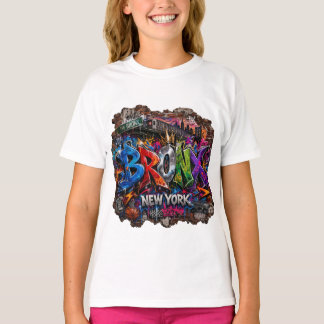 Bronx New York Stedelijke Graffiti Straatkunst T-shirt