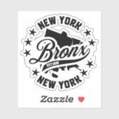 Bronx, New York Sticker (Vel)