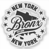 Bronx, New York Sticker (Voorkant)