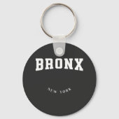 Bronx New York White Sleutelhanger (Voorkant)