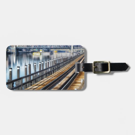 bronx nieuwe york - gebouwen bagagelabel (Voorkant horizontaal)