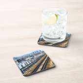 bronx nieuwe york - gebouwen bier onderzetter (Rechterzijde)