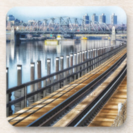 bronx nieuwe york - gebouwen bier onderzetter