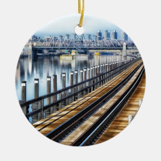 bronx nieuwe york - gebouwen keramisch ornament (Voorkant)