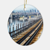 bronx nieuwe york - gebouwen keramisch ornament (Links)