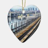 bronx nieuwe york - gebouwen keramisch ornament (Links)