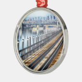 bronx nieuwe york - gebouwen metalen ornament (Links)