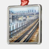 bronx nieuwe york - gebouwen metalen ornament (Links)