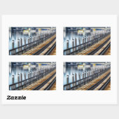 bronx nieuwe york - gebouwen rechthoekige sticker (Vel)