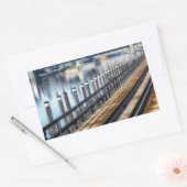 bronx nieuwe york - gebouwen rechthoekige sticker (Envelop)