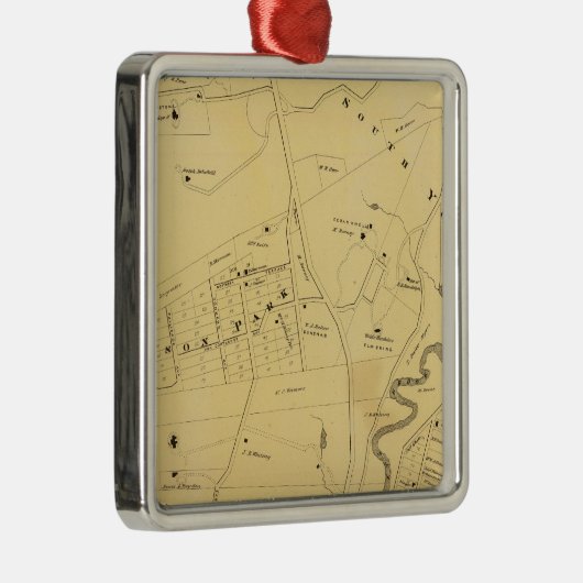 Bronx, NY Metalen Ornament (Rechts)