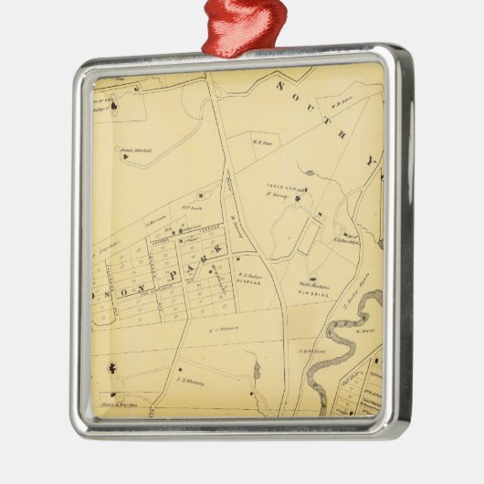 Bronx, NY Metalen Ornament (Links)