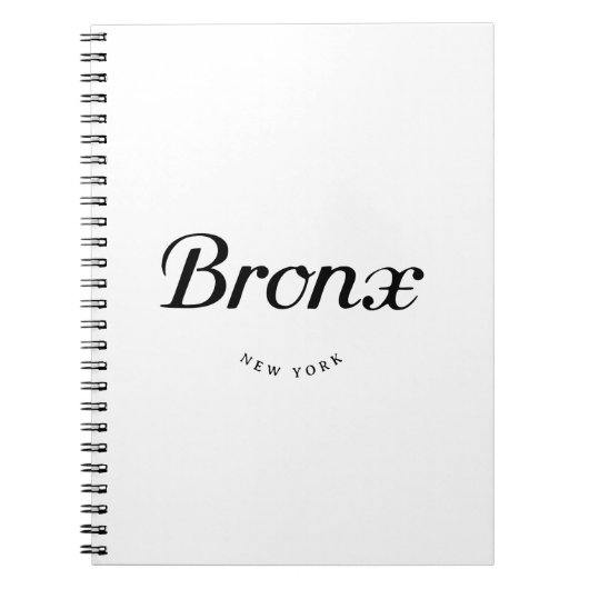 Bronx NY Notitieboek (Voorkant)