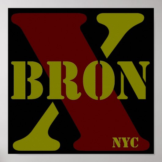 BronX NYC-Poster Poster (Voorkant)