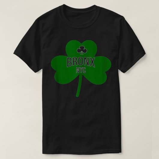Bronx NYC Saint Patricks Day T-shirt (Design voorkant)