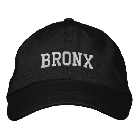Bronx Persoonlijke Aanpasbare Hoed Geborduurde Pet (Voorkant)